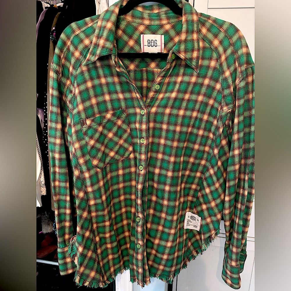 Urban Outfitters Checkered Flannel